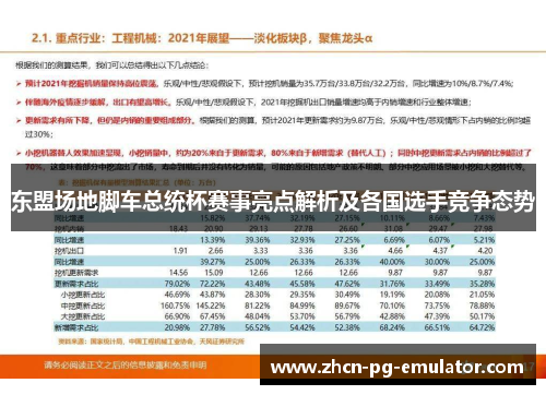 东盟场地脚车总统杯赛事亮点解析及各国选手竞争态势
