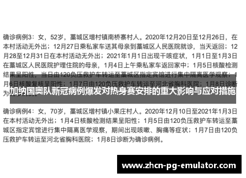 加纳国奥队新冠病例爆发对热身赛安排的重大影响与应对措施