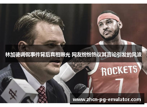 林加德调侃事件背后真相曝光 网友纷纷热议其言论引发的风波 林加德调侃事件背后真相曝光 网友纷纷热议其言论引发的风波